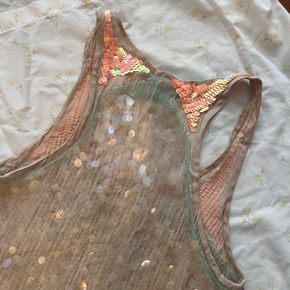 AllSaints Spitalfields Bohemian Sequin mini dress - Picture 9 of 9